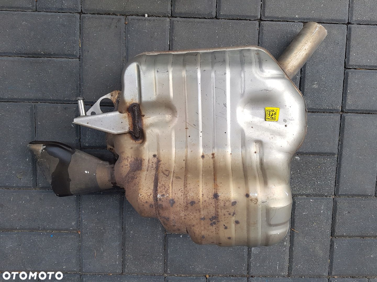 AUDI A6 C7 Lift prawy tłumik końcowy wydech 4G0253612AA - 3