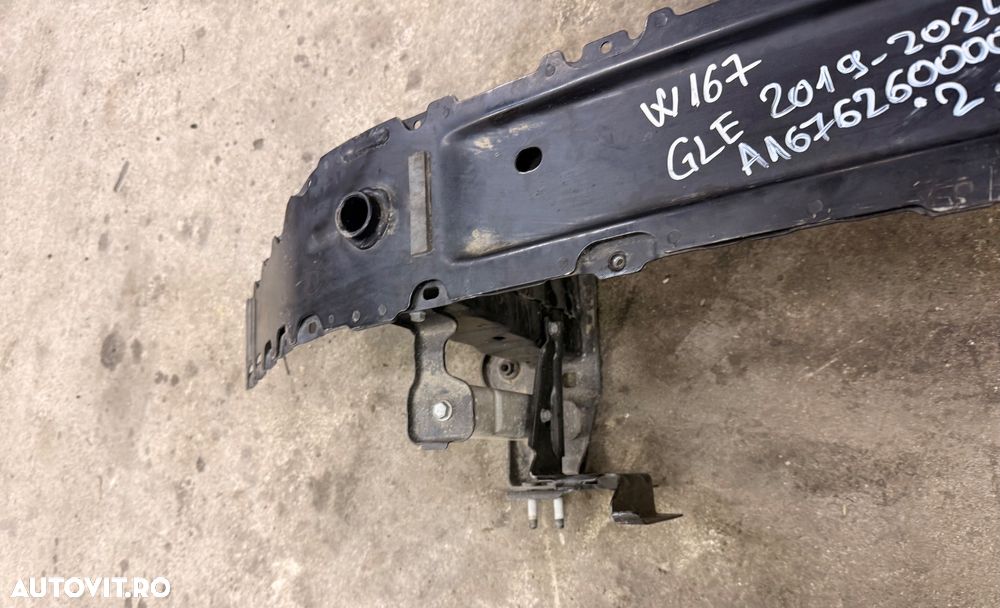 Traversa, armatura lonjeroane fata MERCEDES GLE W167 C197 GLS X167 an 2019-2024 cod A1676260000 cu defect reparabil - 3