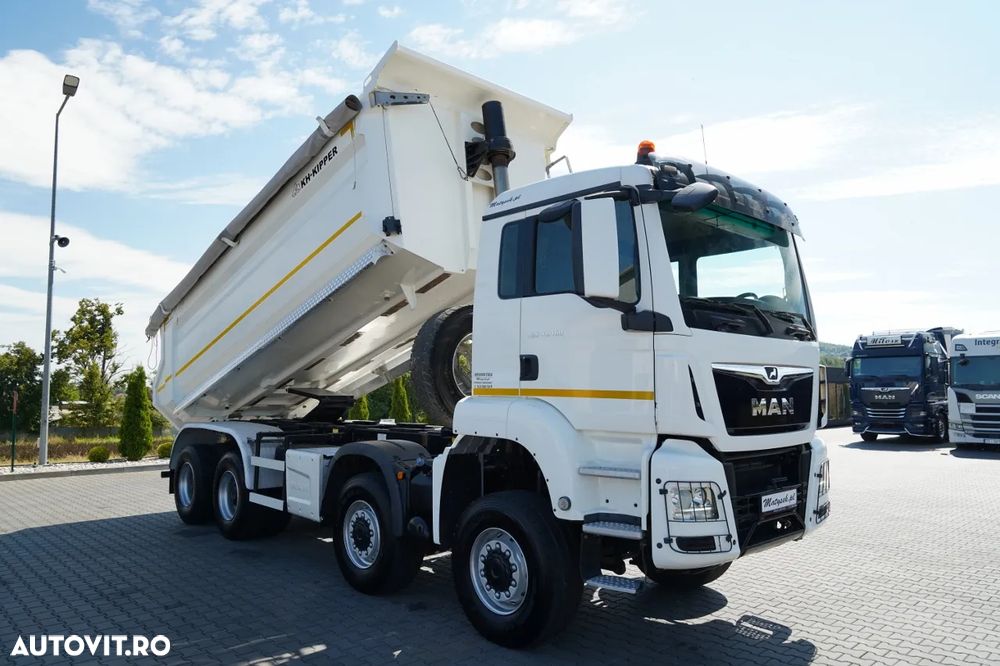 MAN TGS 41.460 / 8x8 / BASCULANTE SPATE / MANUAL / KH-KIPPER / EURO 6 / 2019 / CONTRACTUL DE SERVICE - 2