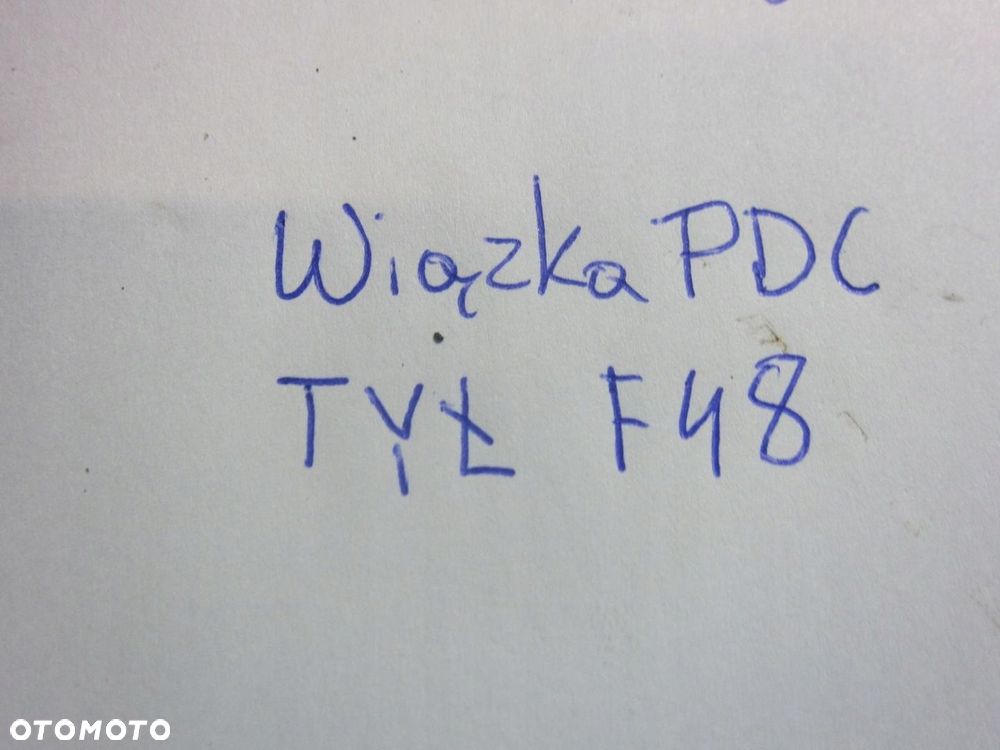 BMW X1 F48 WIĄZKA CZUJNIKÓW PARKOWANIA PDC TYLNA TYŁ 6821875 61126821875 - 13