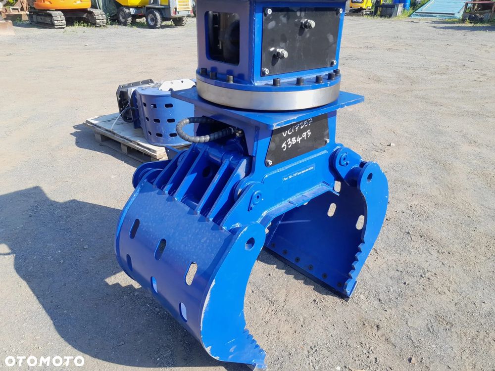 Chwytak hydrauliczny obrotowy sortujący wyburzeniowy kleszcze fi65mm na 2 silnikach obrotu 680kg.NOWE!!! - 3