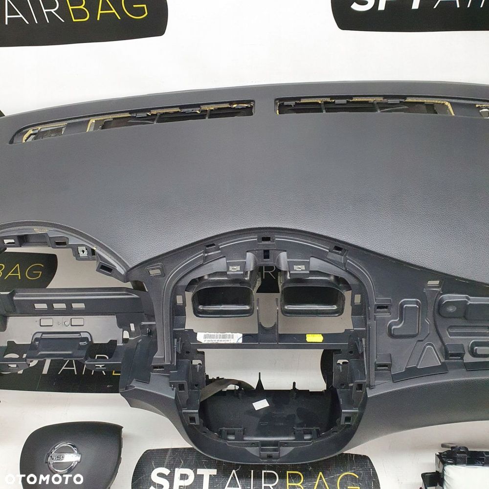 NISSAN PULSAR DESKA ROZDZIELCZA KONSOLA KOKPIT PULPIT PODUSZKI AIRBAG AIR BAG PASY KIT SET - 3