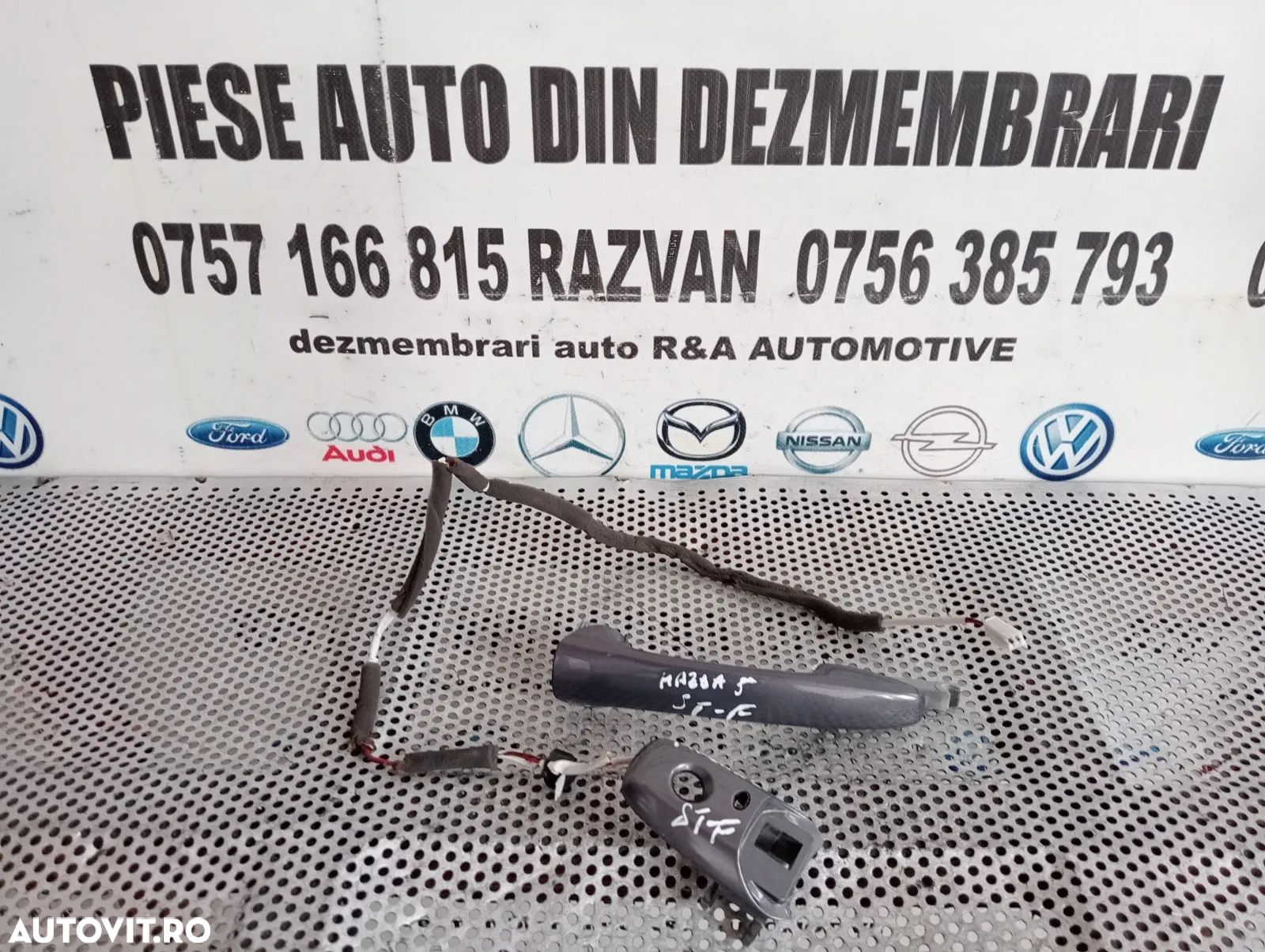 Maner Usa Stanga Dreapta Fata Keyless Entry Mazda 5 An 2005-2006-2007-2008-2009-2010 Volan Stanga - - 1