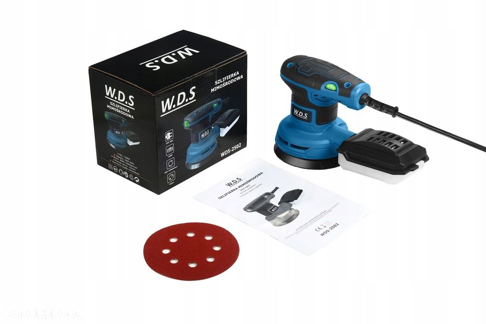 Szlifierka mimośrodowa sieciowe KraftDele 1300 W 230 V - 2