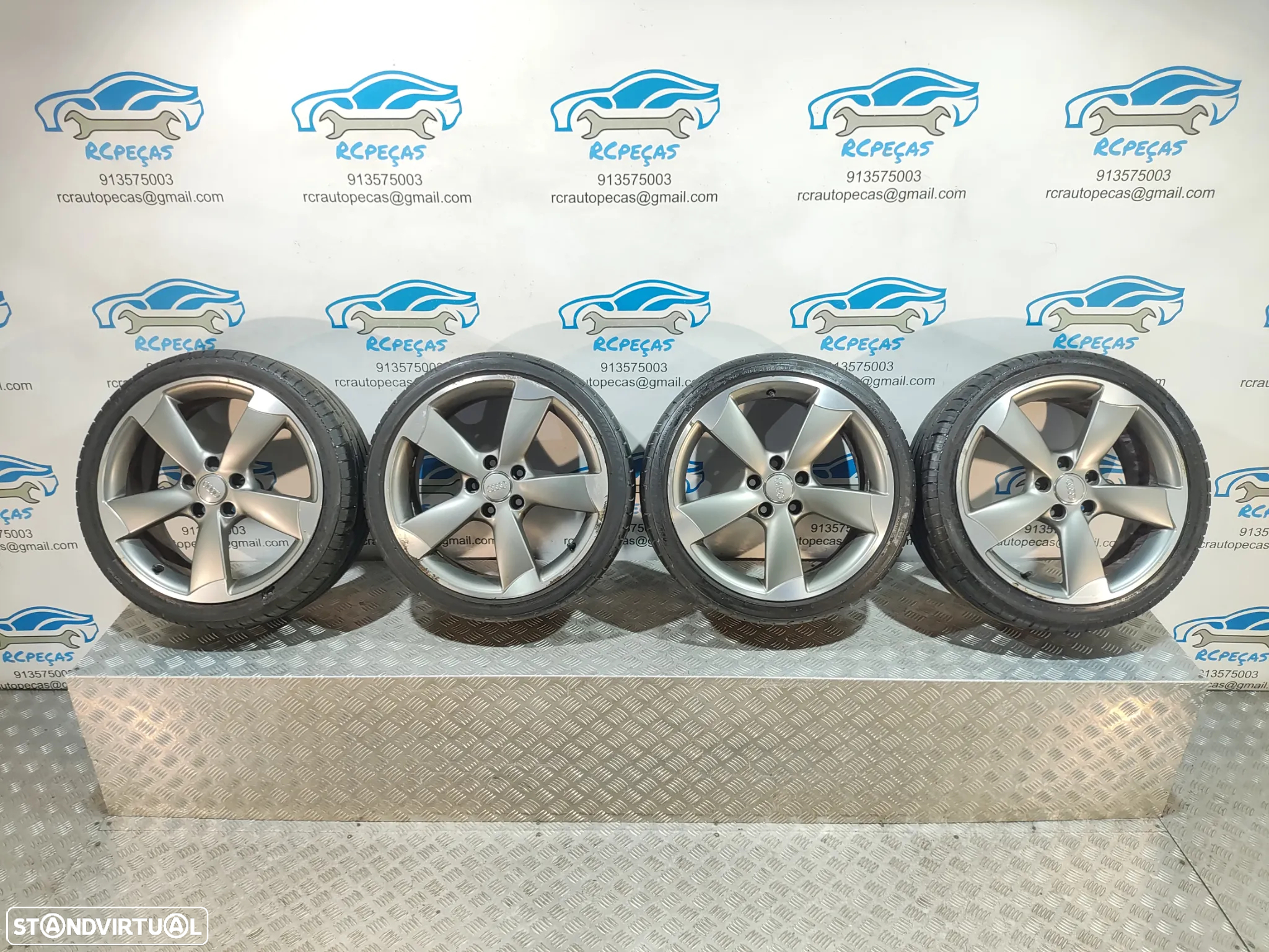 JANTES ORIGINAIS ROTOR AUDI A3 8P S LINE S-LINE 18 POLEGADAS 7,5J ET54 5X112 - 8