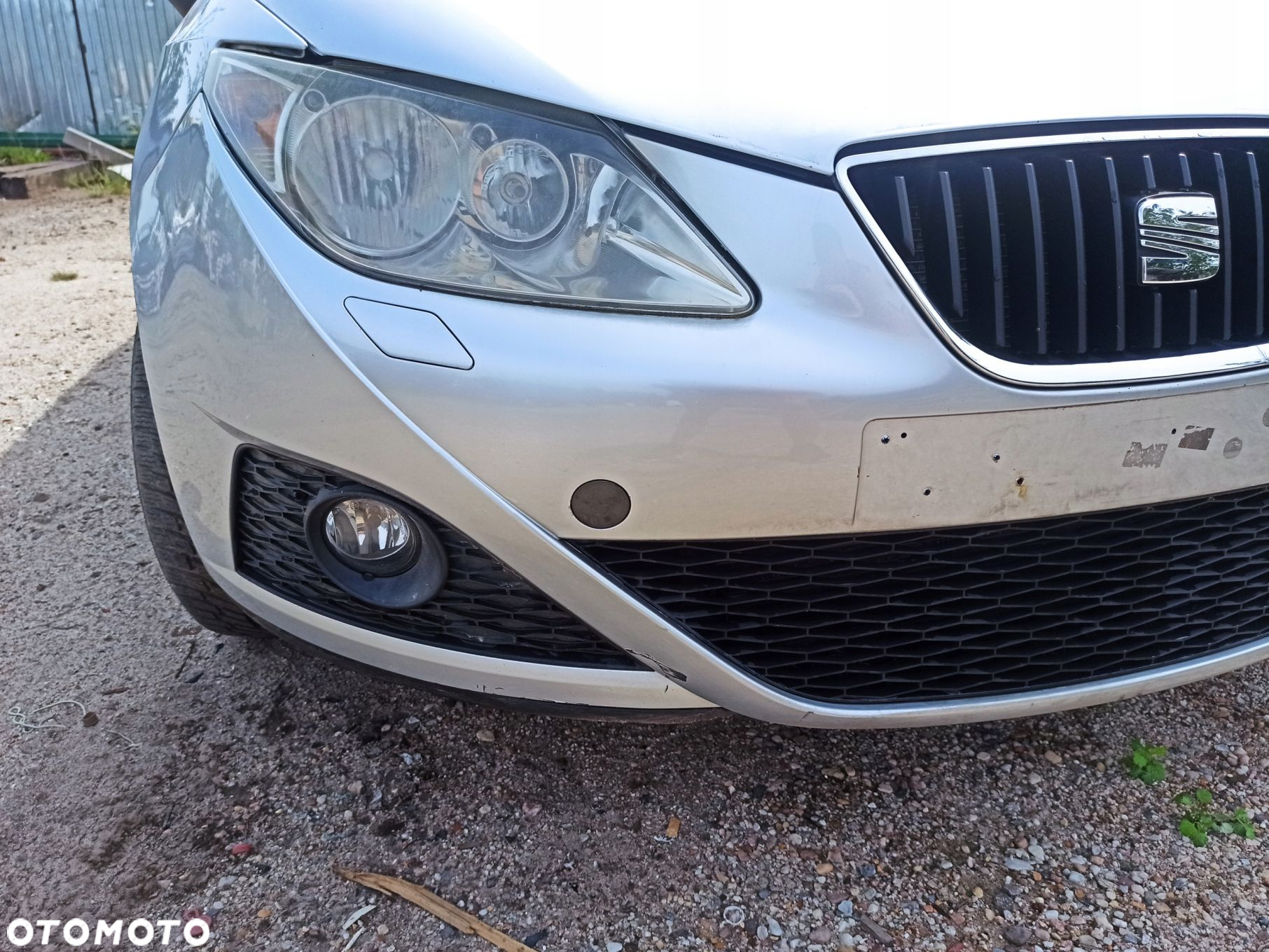 Zderzak przód kompletny SEAT IBIZA IV LS7Y 08-12 spryski - 5