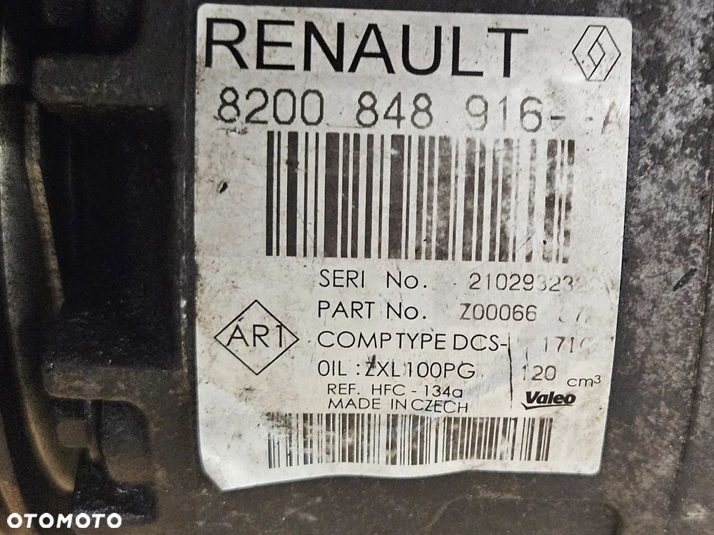 Renault Master III 3 2.3  DCI  kompresor sprężarka klimatyzacji 8200848916 - 2