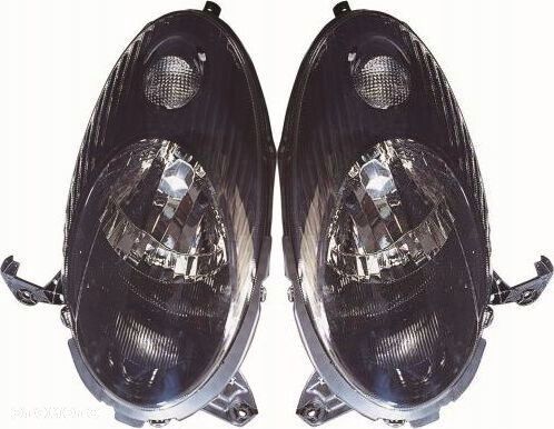 Reflektor Lampa Przednia NISSAN MICRA K12 2003-2007 Czarna Nowa - 1