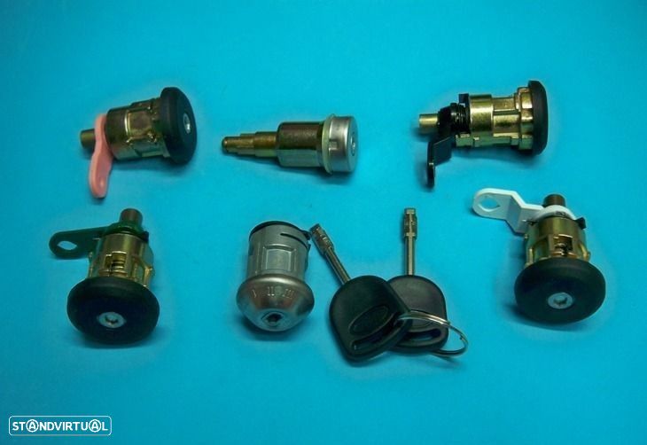 Jogo de 6 canhões da fechadura Ford Transit de 1991-2000      NOVOS - 1