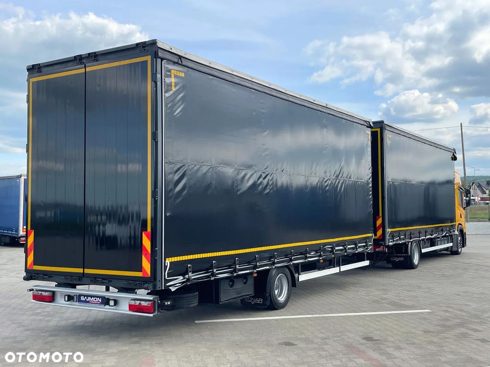 Scania G280 / ZESTAW TANDEM 120 M3 / PRZEJAZDOWY / 7,75 M + 7,75 M / SALON PL - 4