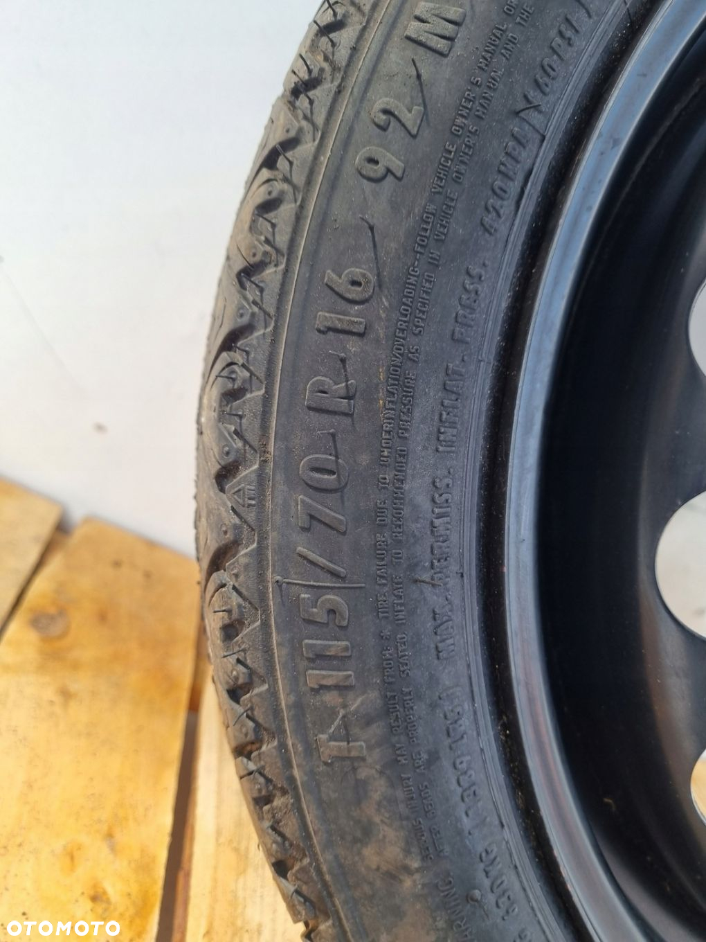 Opel Vectra C Astra H KOŁO DOJAZDOWE dojazdówka 115/70 R16 5x110 2160132 - 5