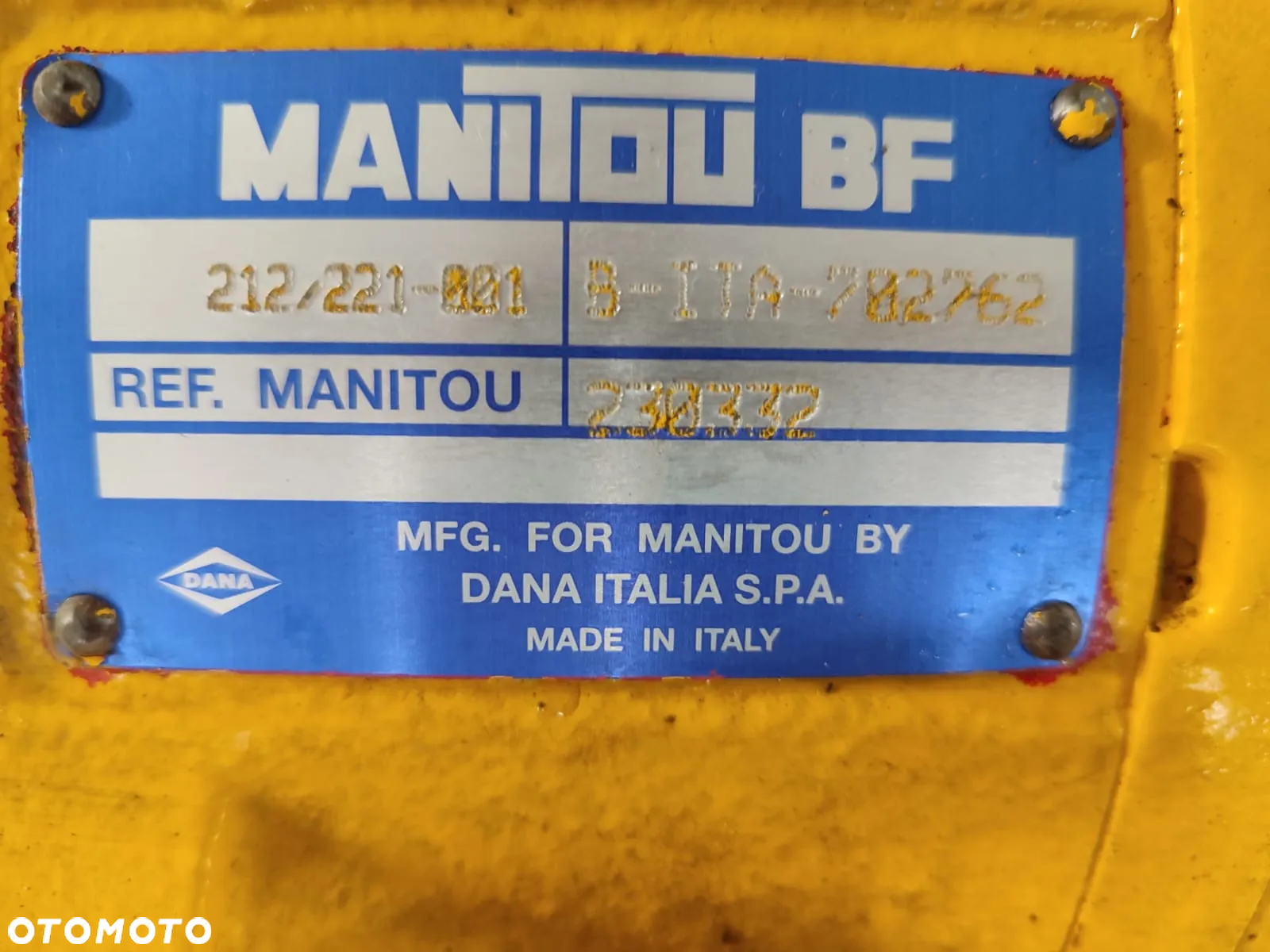 Most napędowy  230332  Manitou MT 1337 SL - 12