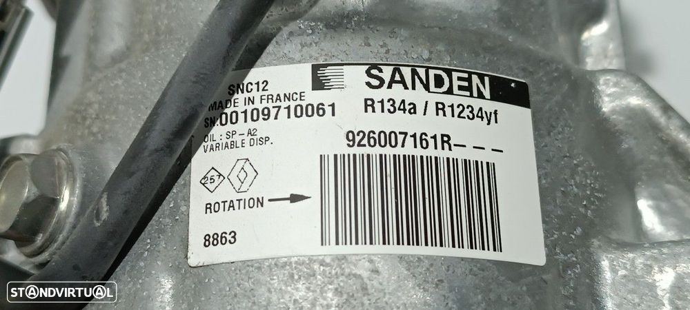 COMPRESSOR DE AR CONDICIONADO RENAULT CLIO V LIFE - 6
