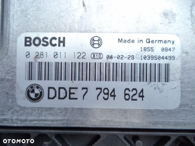 komputer sterownik silnika bmw e46 320d 7794624 - 2