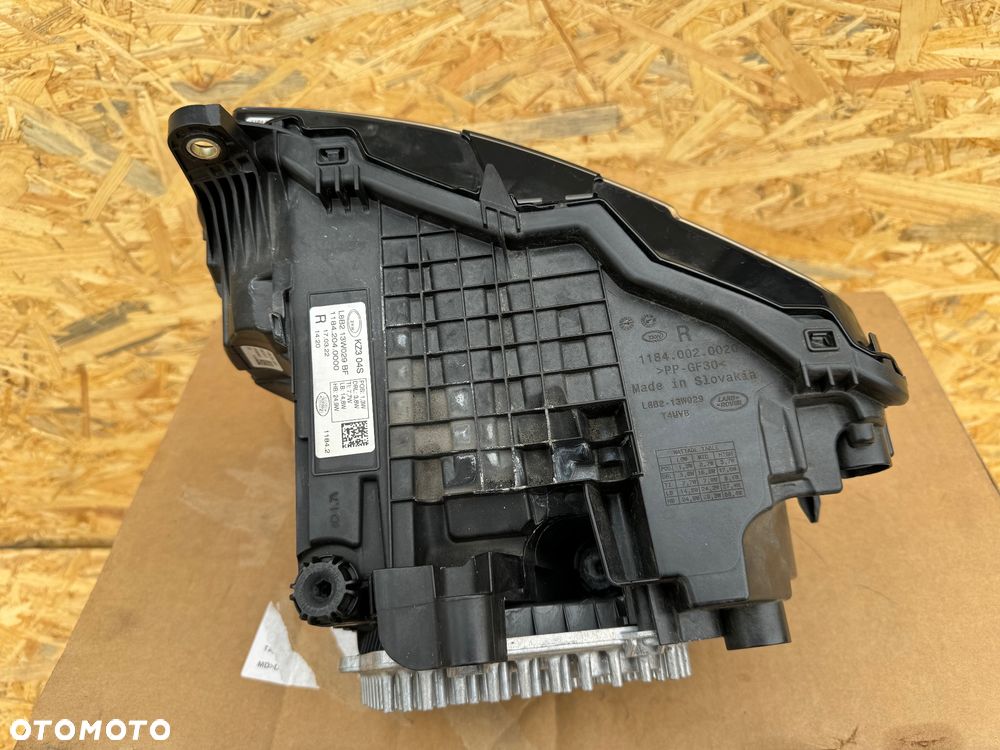 LAMPA REFLEKTOR PRZÓD PRZEDNIA PRAWA RH LAND ROVER DEFENDER II 2 FULL LED PRZETFORNICA JEŻ L8B2-13W029-BF ORYGINAŁ - 6
