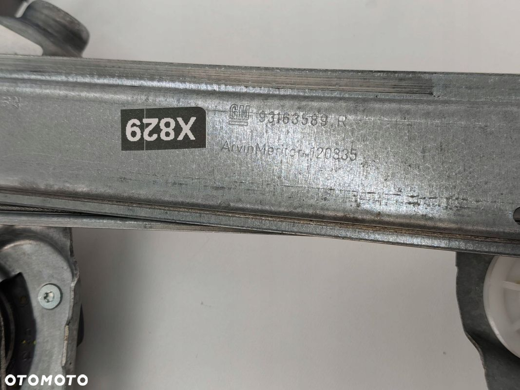 OPEL TIGRA B PODNOŚNIK SZYBY PRAWY PRZÓD 93163589 - 6