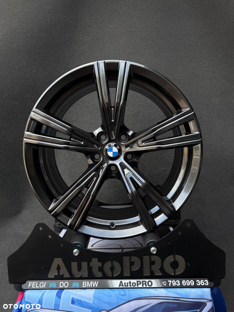Oryginale alufelgi M pakiet 5x112 19 felgi 8j ET30 9j ET44 BMW seria 3 G20 G22 G30 G31 F44 G22 G23 G32 F39 G60 G01  G11 G12 G42 X2 U06 Z4 G29 xDrive jak Styling 664 grafitowe Japan Racing Carbonado - 8