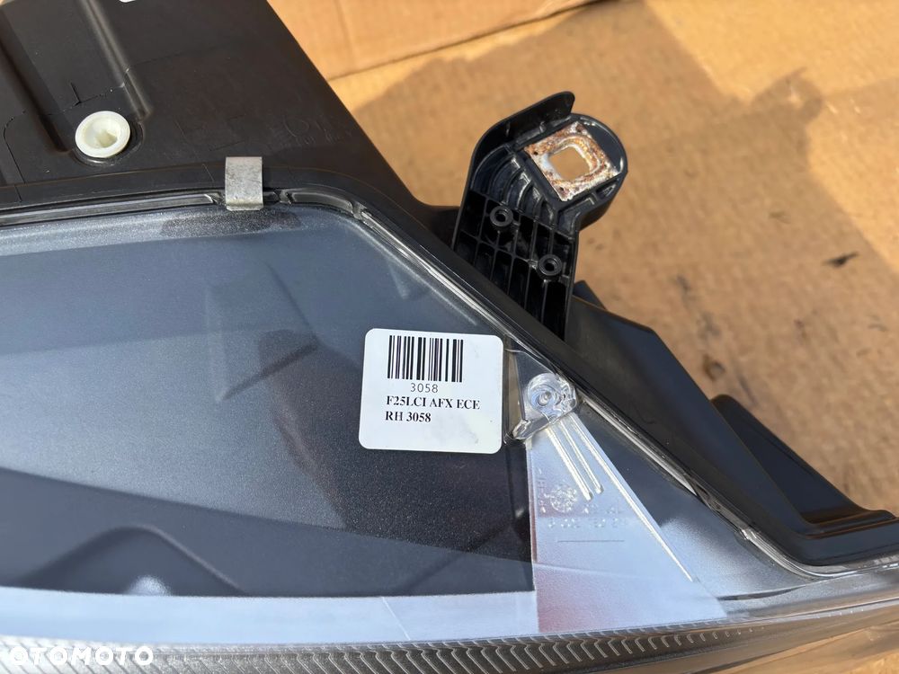 Lampa Przednia Prawa BMW X3 F25 X4 F26 LIFT LCI Bi Xenon Skrętny Dynamic  7429076 Europejska Cała - 6