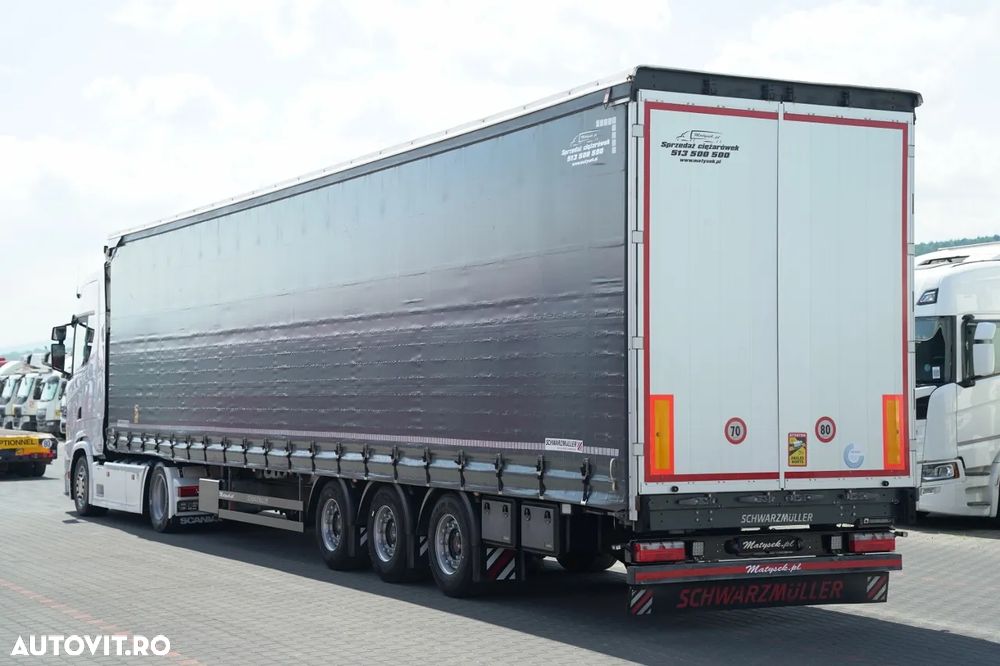 Scania S 530 / V8 / RETARDER / MEGA KIT / PLATĂ JOSĂ + KRONE / PUNTE RIDICATĂ / SAF - 3
