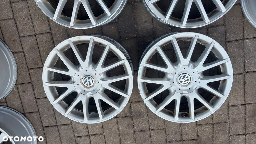 Komplet felg aluminiowych17 CALI 5x112 GOLF V GT GTI 1K0601025AN BBS CZUJNIKI - 3
