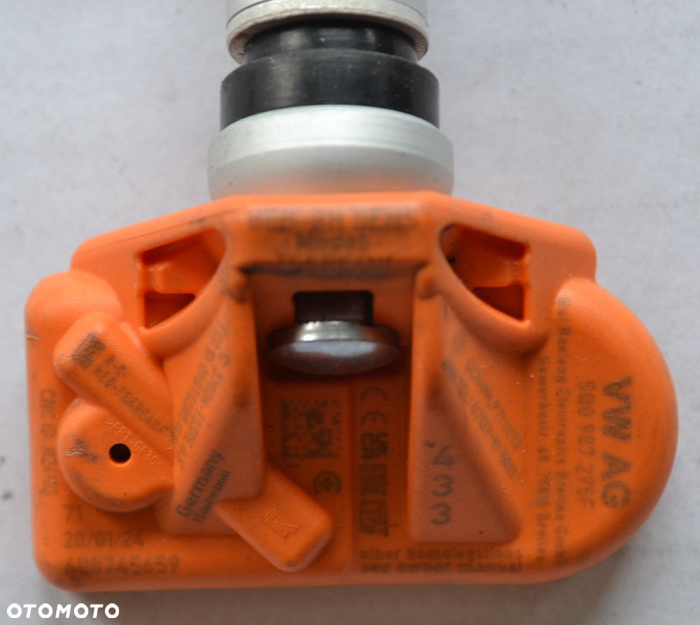 CZUJNIKI CIŚNIENIA TPMS OEM VW SKODA AUDI 5Q0907275F x4szt C-372 - 6