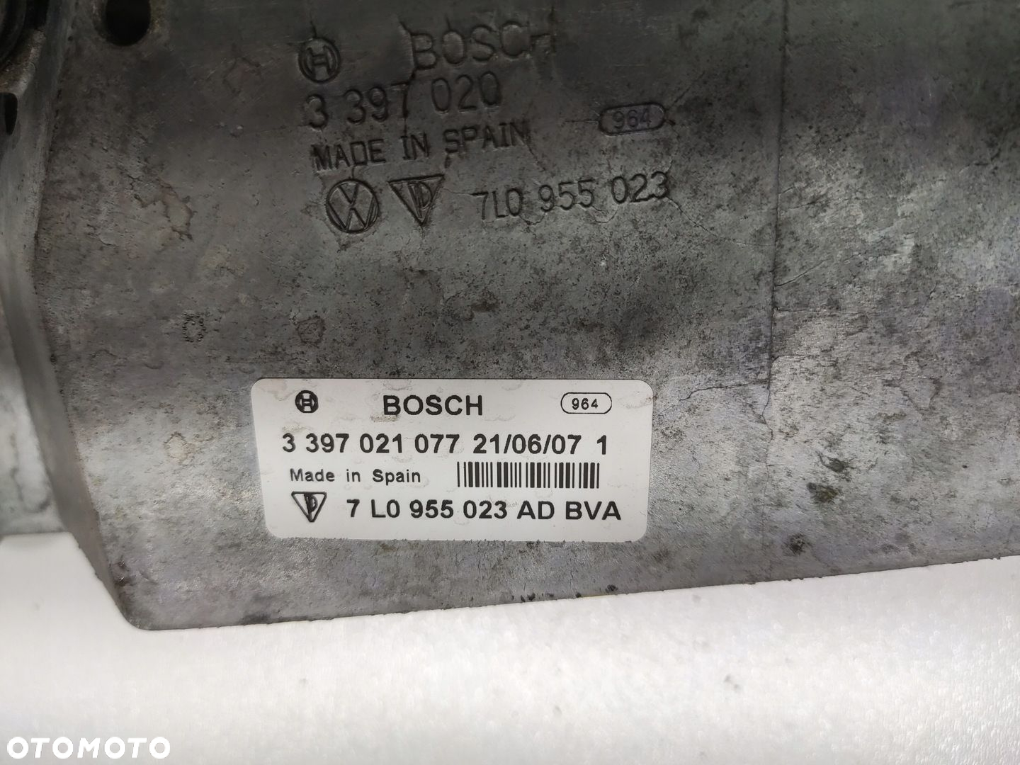 MECHANIZM WYCIERACZEK PRZÓD PORSCHE CAYENNE I 2007-2009 LIFT 7L0955023AD - 4