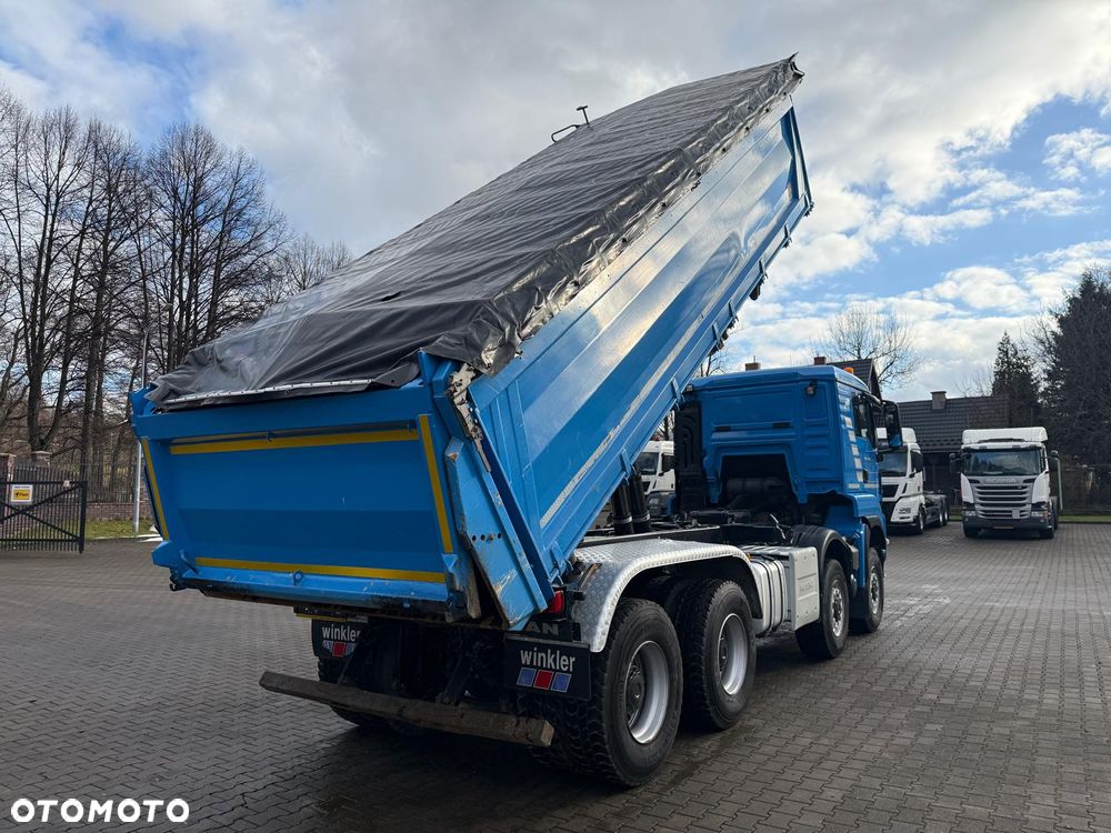 MAN 35.500 TGS wywrotka 8x6, 3-str. MEILLER, BORDMATIC, 283 t.km., TOP! - 10