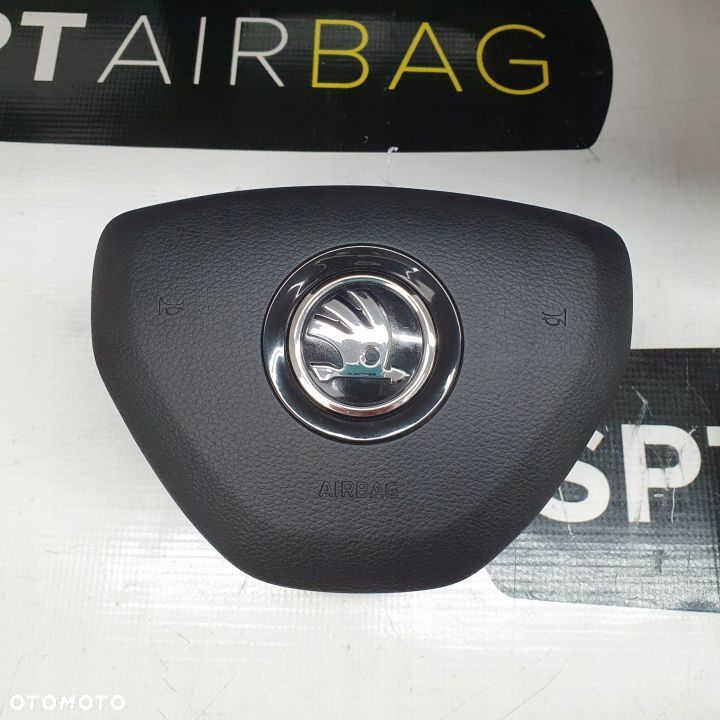 SKODA OCTAVIA III 3 5E0 DESKA ROZDZIELCZA KONSOLA KOKPIT PULPIT PODUSZKI AIRBAG AIR BAG PASY KIT SET - 6