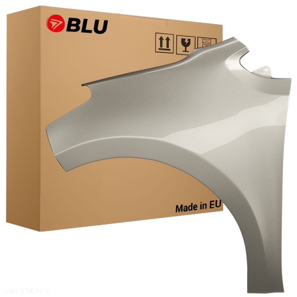 BLU Błotnik VOLKSWAGEN VW UP! LIFT LB7W lewy przód srebrny 2016- TungstenSilber