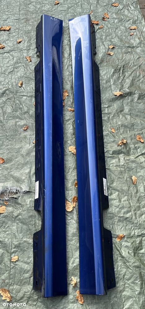 LISTWY PROGOWE NAKŁADKI PROGOWE BMW E90 A51 MONTEGOBLAU - 2