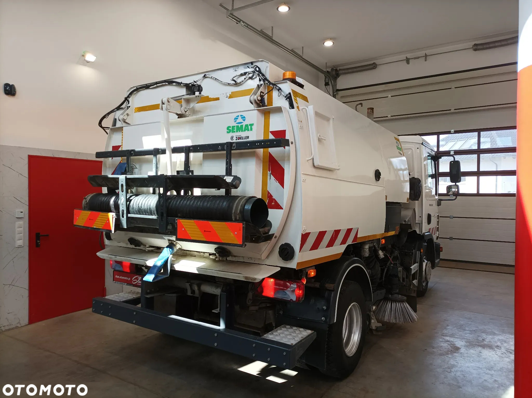 MAN TGL 12.220 Zamiatarka Johnston Semat 2012r Szczotki L/R - 4