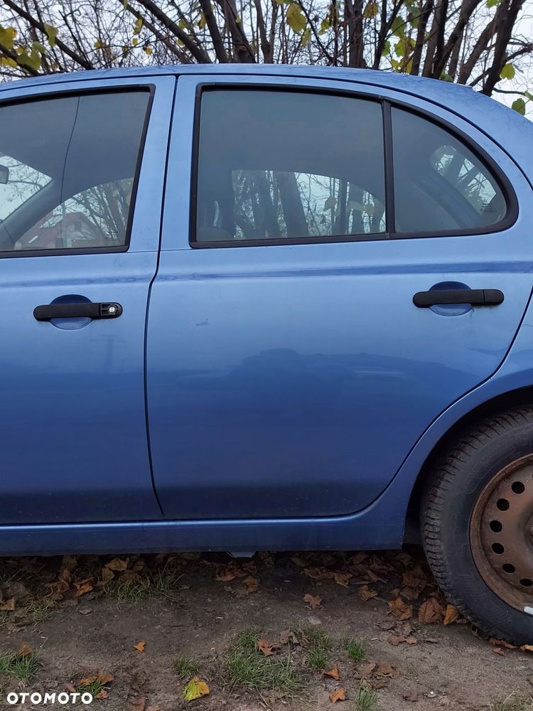 NISSAN MICRA K12 02- DRZWI LEWE TYŁ TYLNE T12 G - 4