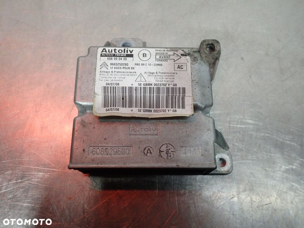 MODUŁ AIRBAG CITROEN BERLINGO II  608990400    9665250280 - 1