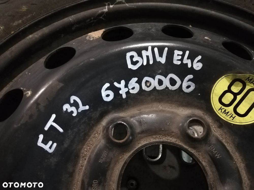 Koło Dojazdowe BMW 3 E46 R16 3.0" x 16" 5x120 ET32 6750006 - 2