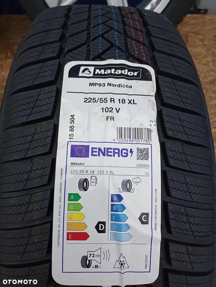 KOŁA ZIMOWE ALUMINIOWE TOYOTA C-HR 5x114 R18 ET35 7,5J TPMS 225/55 R18 102V MATADOR NORDICCA MP93 25ROK - 15