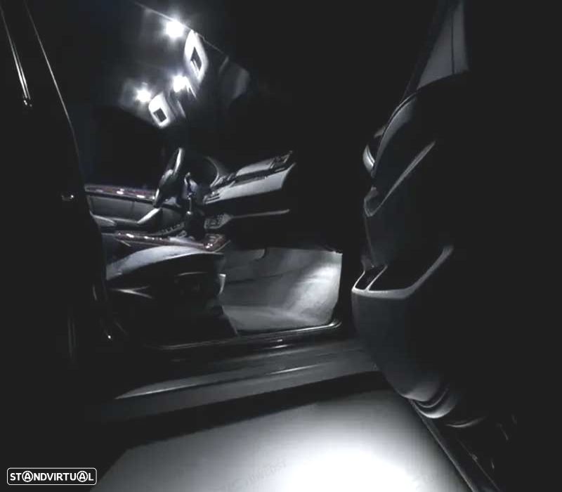 KIT COMPLETO DE 21 LÂMPADAS LED INTERIOR PARA BMW X4 F26 XDRIVE20I XDRIVE28I XDRIVE35I M40I 2014 + - 9