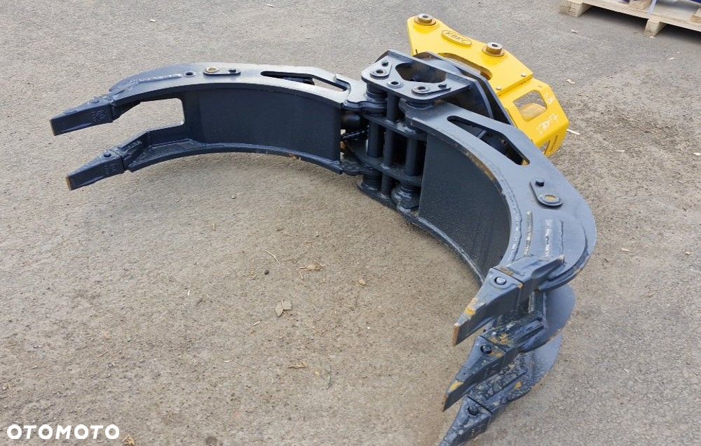 Chwytak hydrauliczny obrotowy 360 stopni na dwóch siłownikach na sworznie fi45mm fi70mm sortujący wyburzeniowy kleszcze pięciopalczaste KBKC RSB-50. NOWE!!! - 5