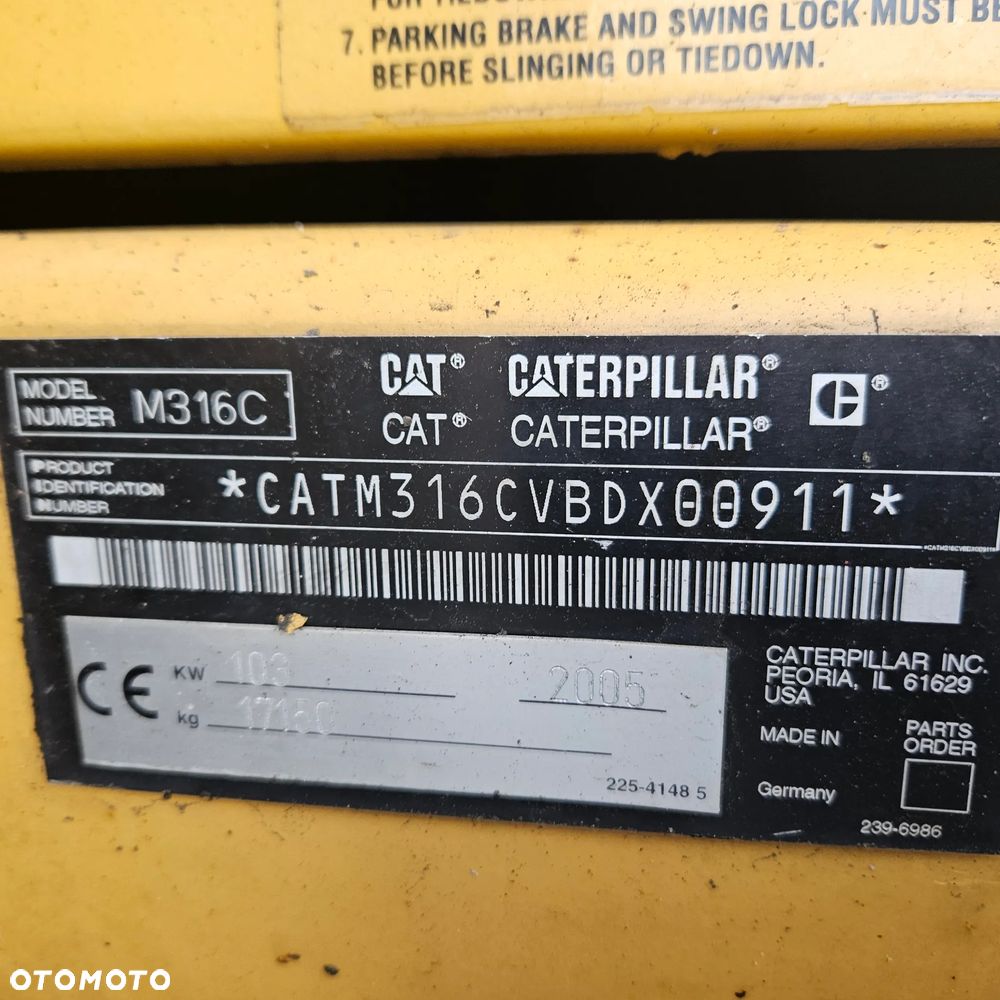 Caterpillar M316C - 13