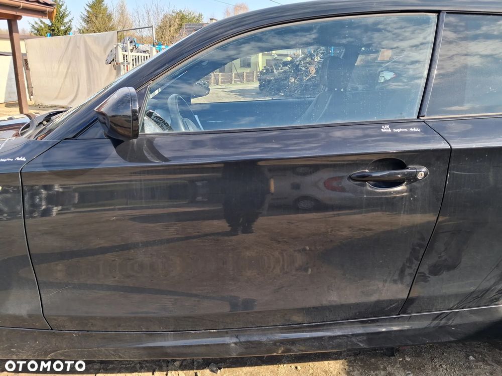 BMW E81 08 DRZWI LEWE PRZOD BLACK SAPHIRE METALIC 475 - 1
