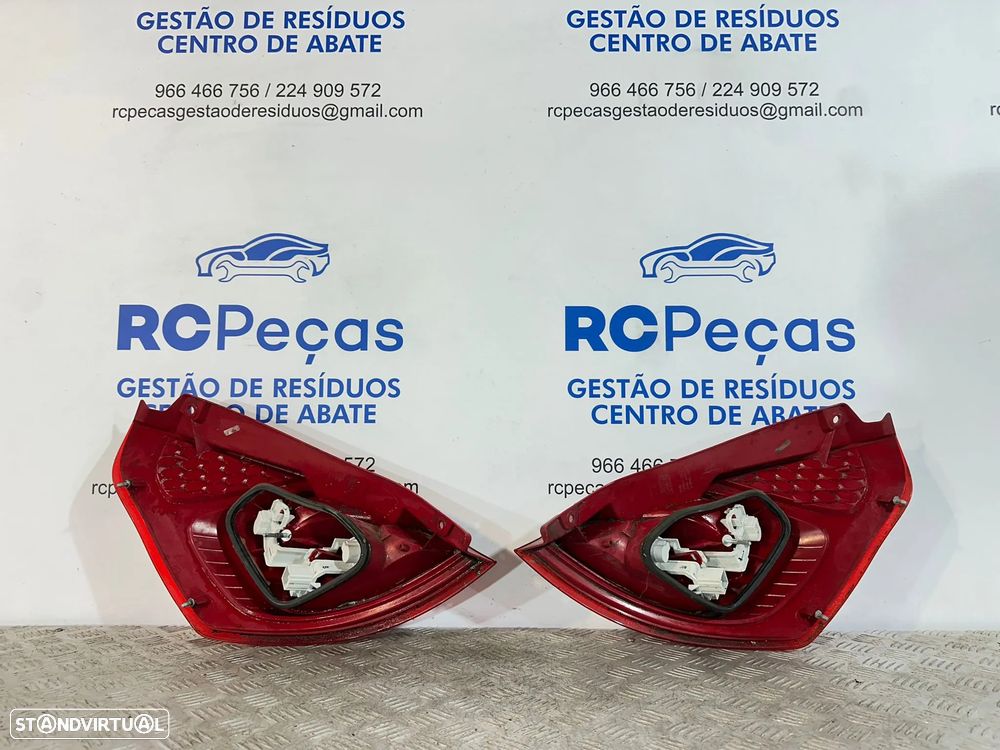 .Conjunto Farolins Farolim Traseiro Trás Esquerdo Direito Originais Ford Fiesta Mk6 VI 6 2008 - 2012 - 4