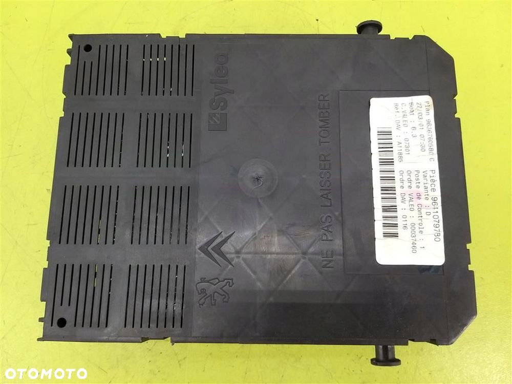 Moduł BSI Sterownik Peugeot 307 2001-2008 2,0 HDI 9641079780 ORYGINAŁ - 4