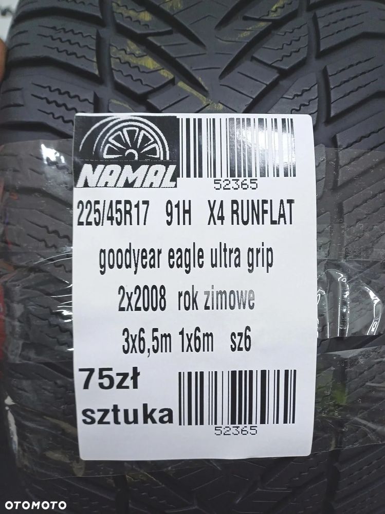 4x 225/45r17 goodyear opony zimowe 6,5mm 52365 - 12