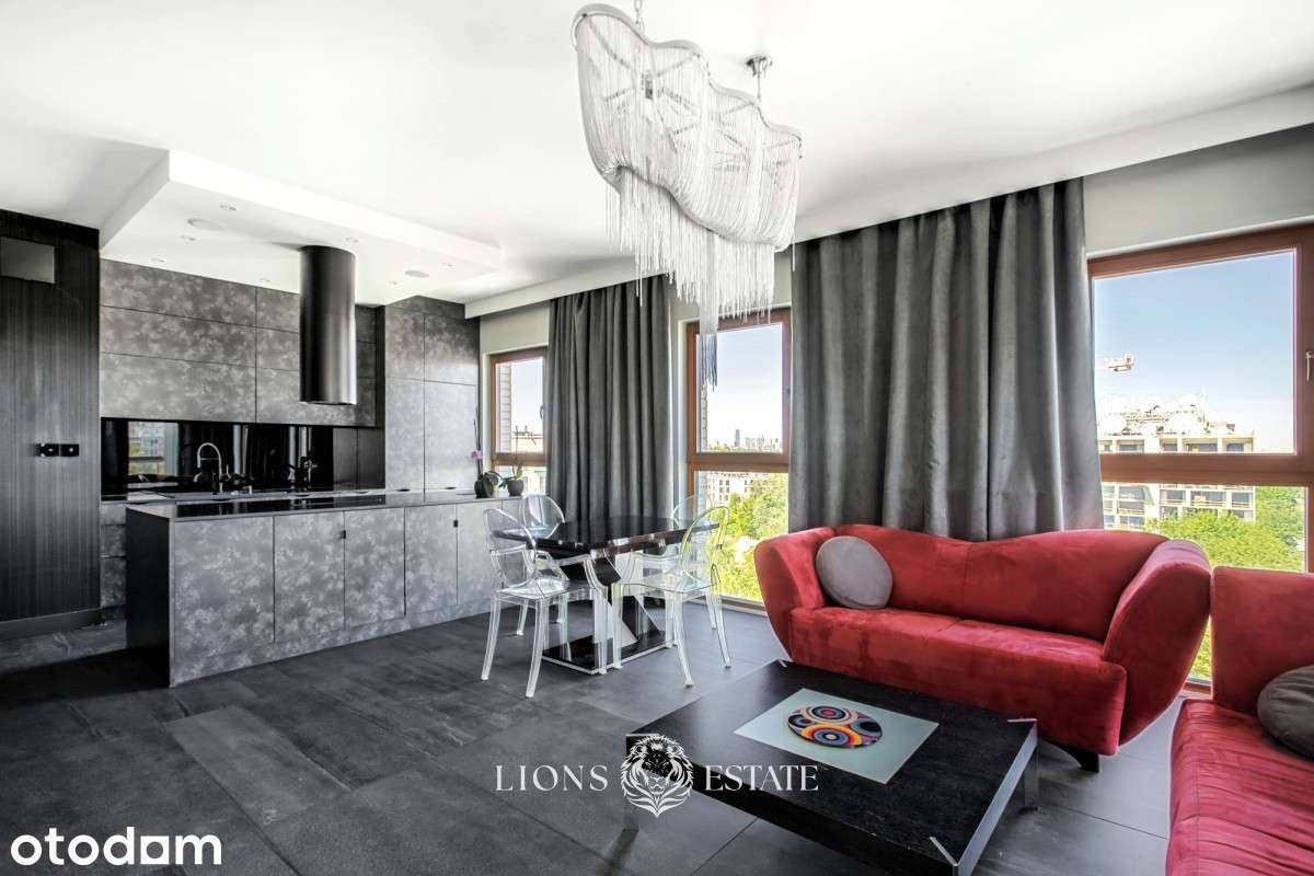 Przestronny apartament z loggią na Mokotowie