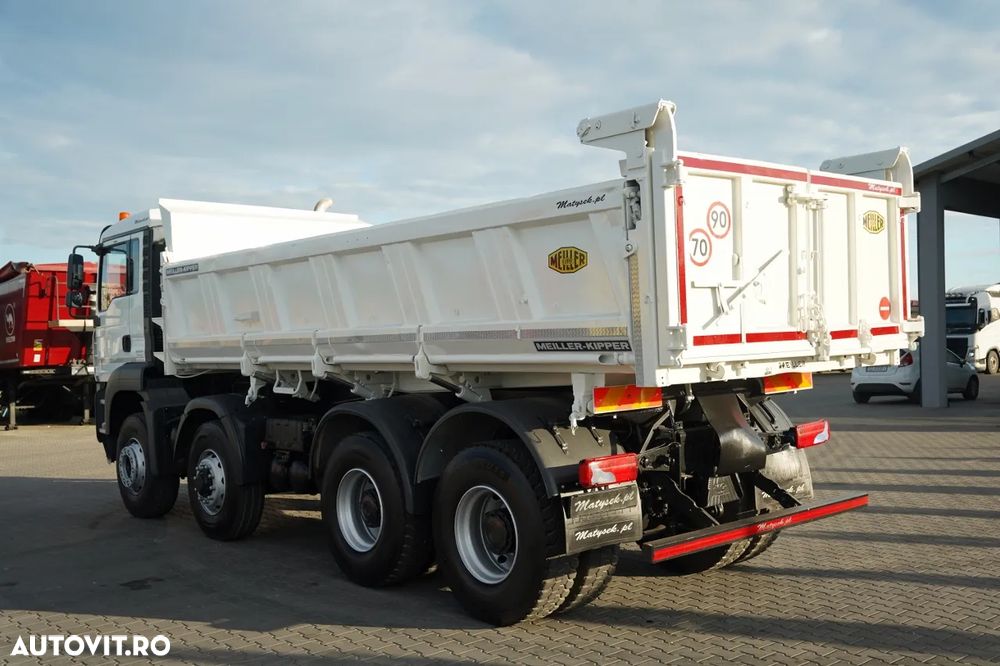 MAN TGA 35.480 / 8x6 / BASCULATOR CU 2 LATE / HYDRODOLT / MEILLER KIPPER / MANUAL / CAMERĂ - 18