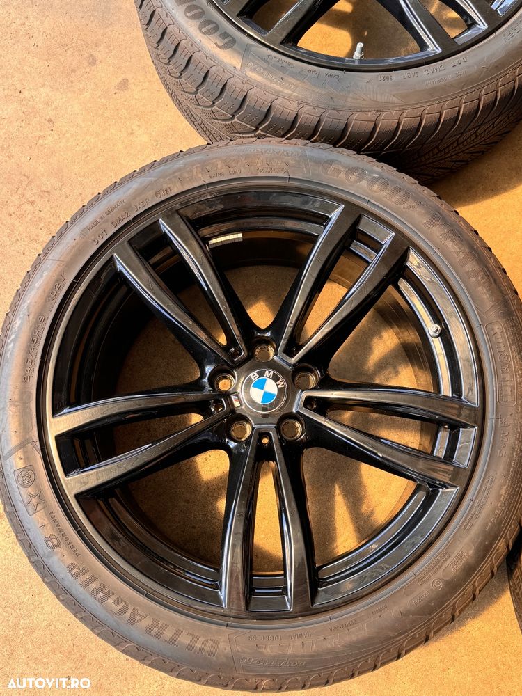 Vând set jante originale BMW pe 19”M pentru G11-12 cu anvelope de iarna - 3