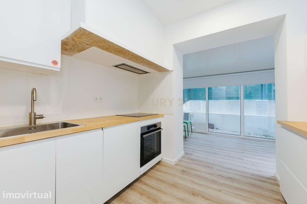 Apartamento T1 em Arroios com Logradouro de 20m2 - Grande imagem: 5/23