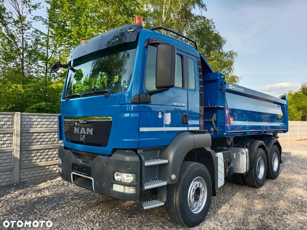 MAN TGS 26.360* 6x4 * 158400km* MEILLER KIPPER 3-stronny* BURTA 1m* RESOR* ZWOLNICE* Niespotykany* Stan Idealny* z NIEMIEC - 2