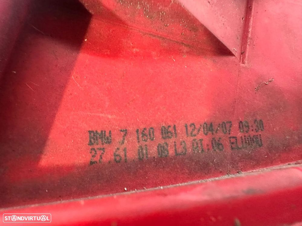 .Farolins Tras Traseiros Originais Esquerdo Direito BMW Serie 3 E91 Carrinha Touring 7160061 7160062 2004 - 2010 - 14