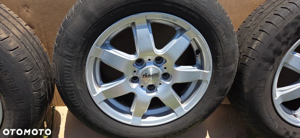 Felgi aluminiowe koła opony 5X112 15" lato kpl - 4