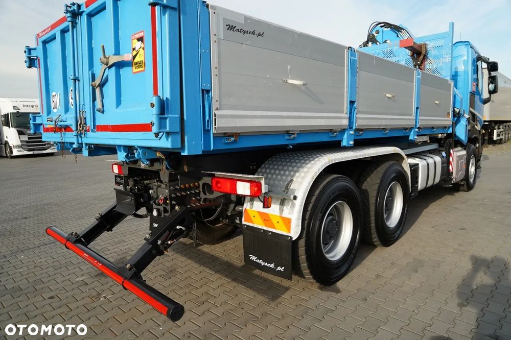 Renault C 430 / 6X4 / WYWROTKA 5.5 M + HDS ATLAS 240.2 A5 / WYSIĘG 14.5 M / MAX UDŹWIG 4520 KG / STEROWANIE RADIOWE / ROTATOR / WIDŁY DO PALET / 2020 ROK - 18